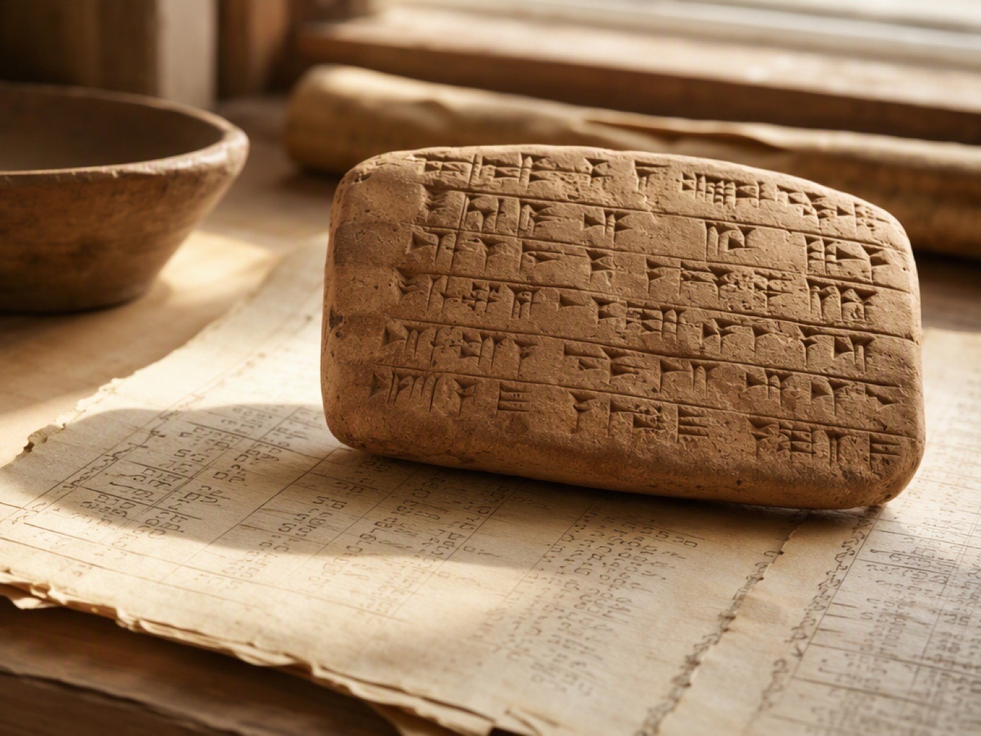 Hand-ruled ledger page with columns of figures